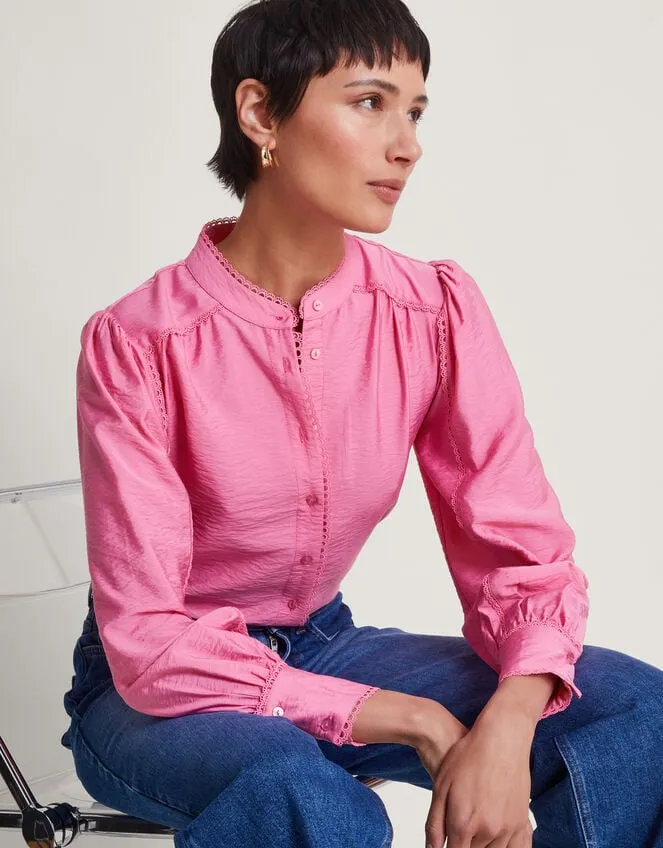 Pippa Plain Blouse Pink Women Monsoon Tops and Blouses