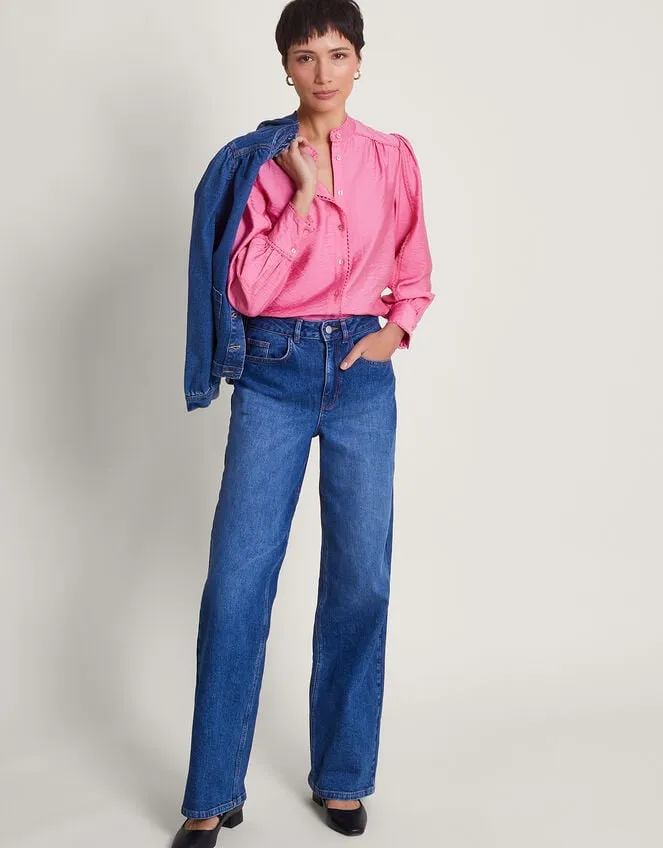 Pippa Plain Blouse Pink Women Monsoon Tops and Blouses