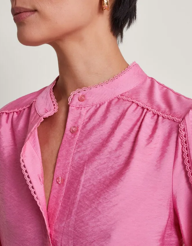 Pippa Plain Blouse Pink Women Monsoon Tops and Blouses