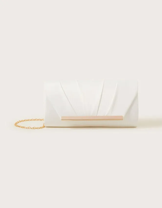 Pleated Clutch Women Monsoon Bags and Purses