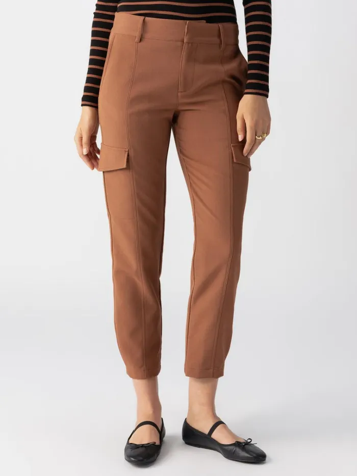 Polished Cargo Standard Rise Pant Raw Hide Women Sanctuary Clothing Pants