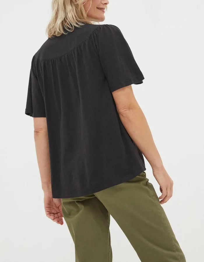 Polly Top Black Women FatFace Tops and TShirts