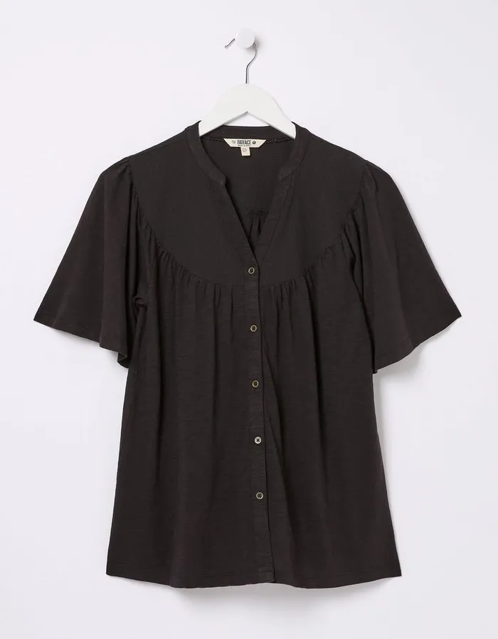 Polly Top Black Women FatFace Tops and TShirts