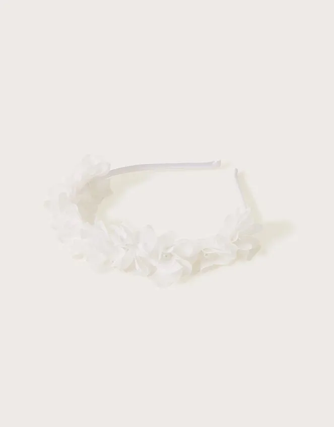 PomPom Bridesmaid Floral Headband Children Monsoon Girls039 Hair Accessories