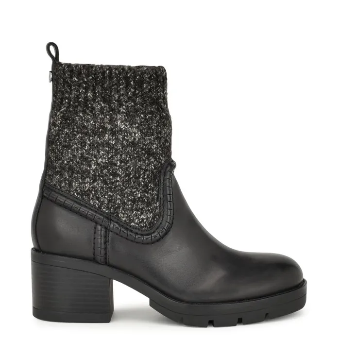 Popit Casual Booties Black Women Nine West Boots and Booties