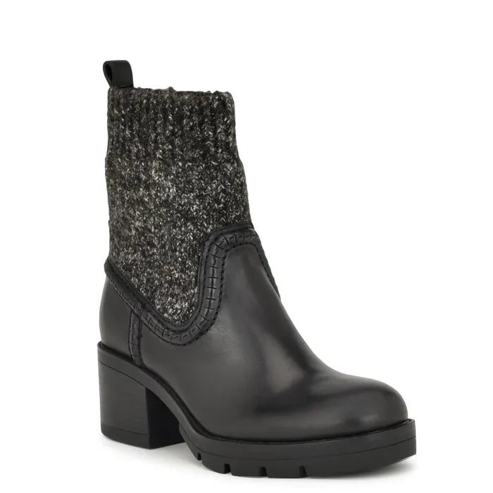 Popit Casual Booties Black Women Nine West Boots and Booties