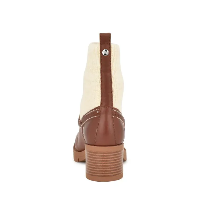 Popit Casual Booties Dark Natural Women Nine West Boots and Booties