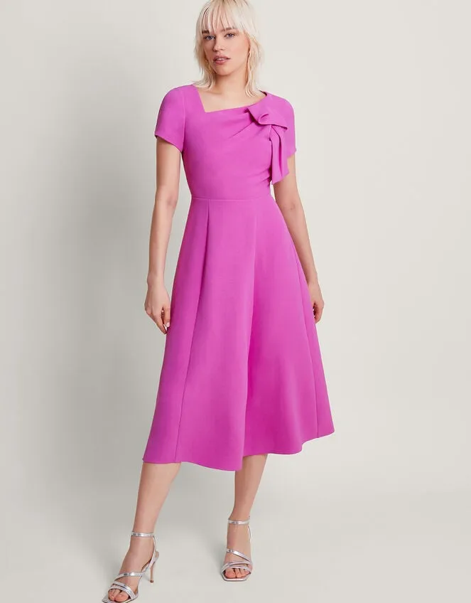 Poppy Flared Dress Pink Women Monsoon Occasionwear