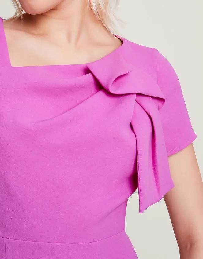 Poppy Flared Dress Pink Women Monsoon Occasionwear