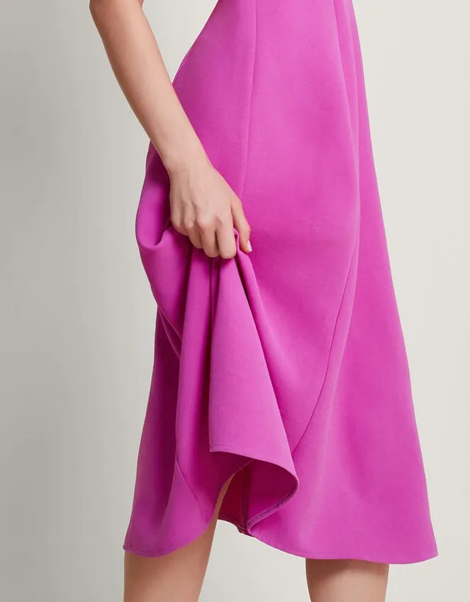 Poppy Flared Dress Pink Women Monsoon Occasionwear