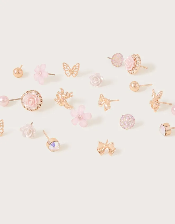 Pretty Stud Earrings 10 Pack Children Monsoon Girls039 Jewellery