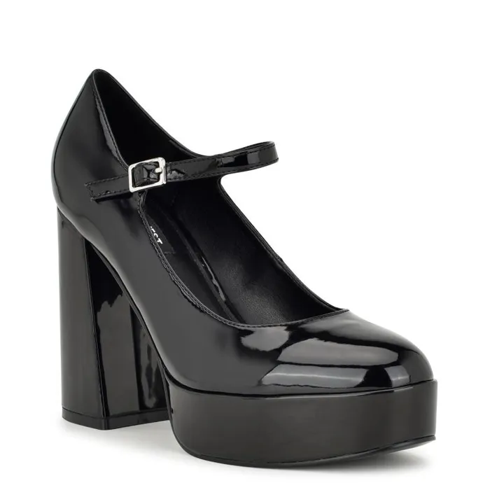 Pretz Dress Pumps Black Women Nine West Heels