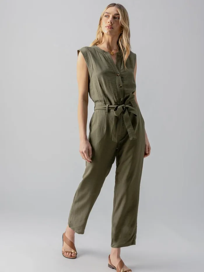 Prima Jumpsuit Burnt Olive Women Sanctuary Clothing Dresses and Jumpsuits
