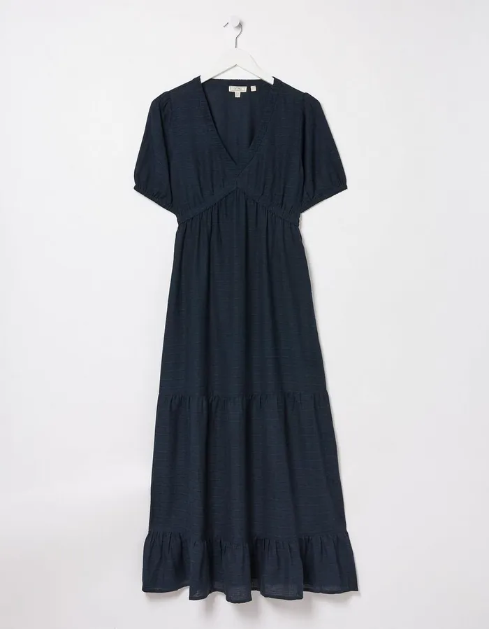 Priya Midi Dress Navy Women FatFace Dresses