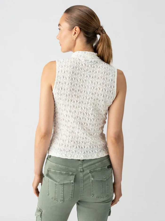 Pucker Up Lace Mock Neck Tank Milk Women Sanctuary Clothing Tees and Tops Pucker Up Lace Mock Neck Tank Milk Women Sanctuary Clothing Tees and Tops