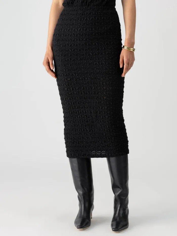 Pucker Up Lace Skirt Black Women Sanctuary Clothing Skirts