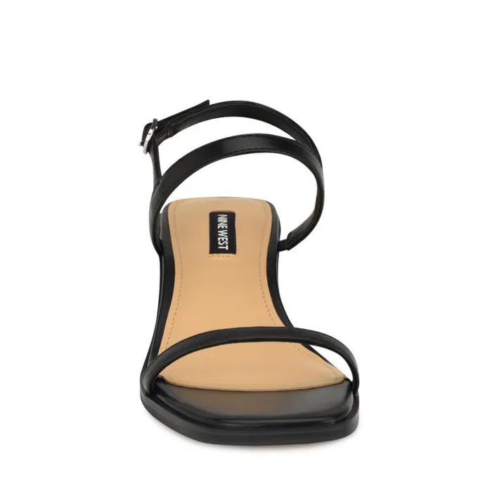 Purdy Block Heel Sandals Black Women Nine West Sandals
