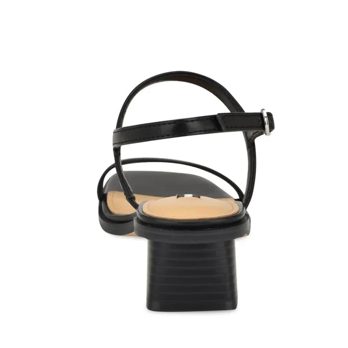 Purdy Block Heel Sandals Black Women Nine West Sandals