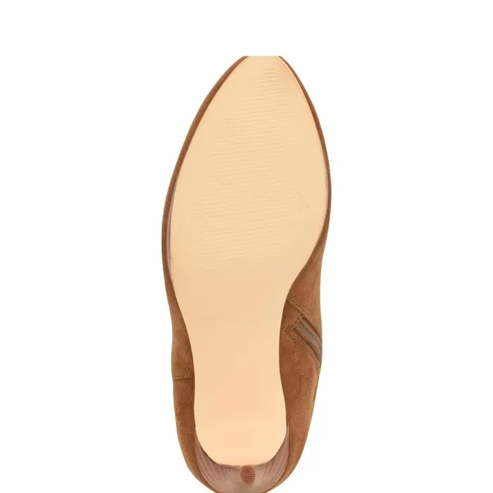 QuizMe Platform Boots Tan Suede Women Nine West Boots and Booties