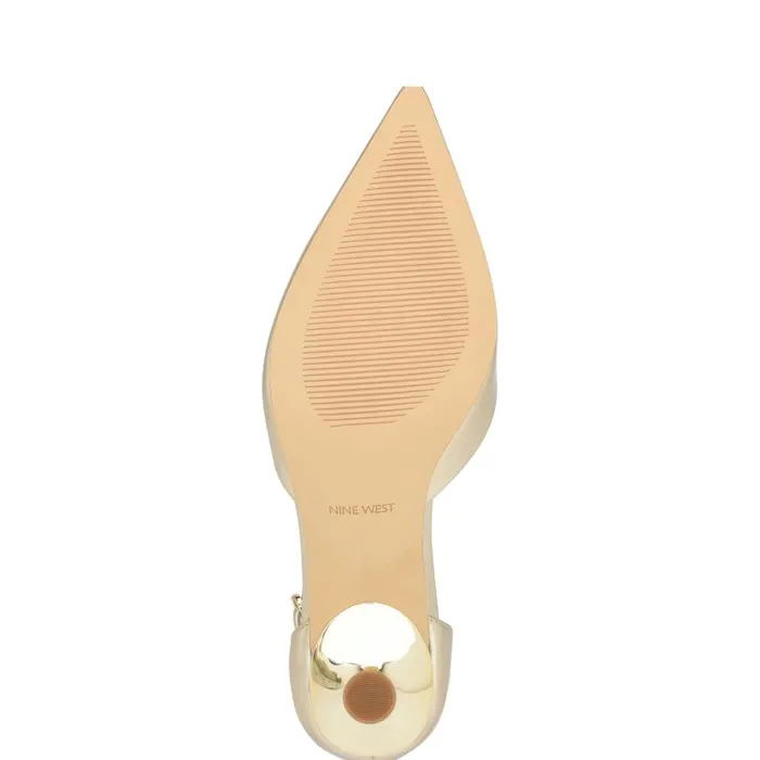 Racha Ankle Strap Pumps Platino Women Nine West Heels
