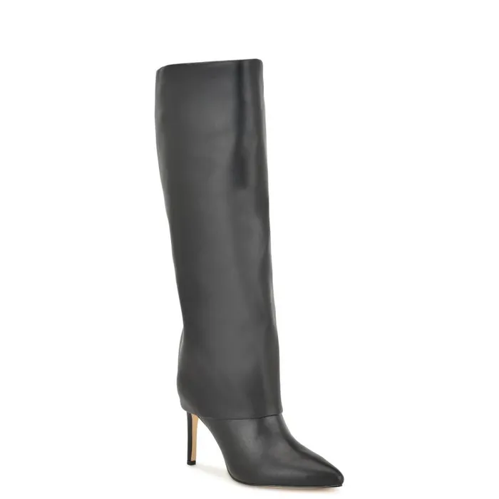 Radish Dress Boots Black Women Nine West Boots and Booties