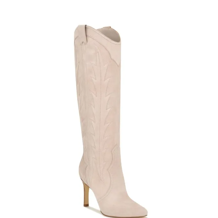 Radory Western Boots Taupe Women Nine West Boots and Booties