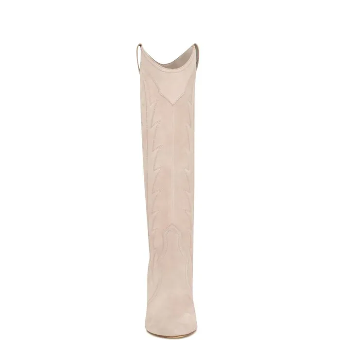 Radory Western Boots Taupe Women Nine West Boots and Booties