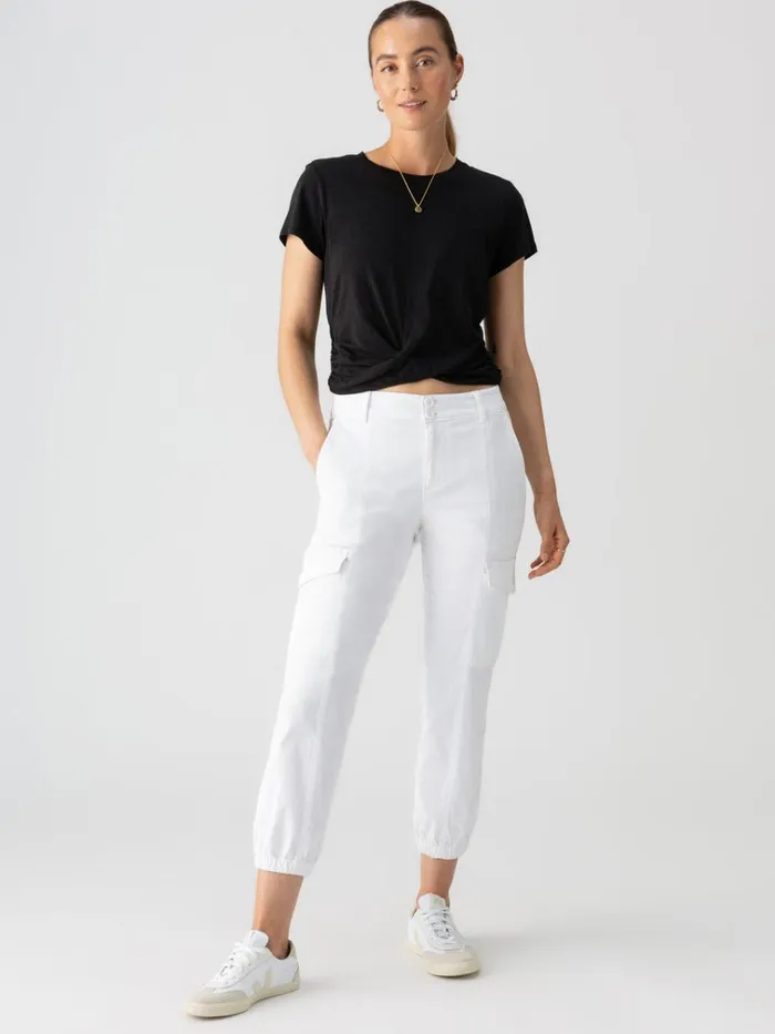 Rebel Standard Rise Pant Brilliant White Women Sanctuary Clothing Pants