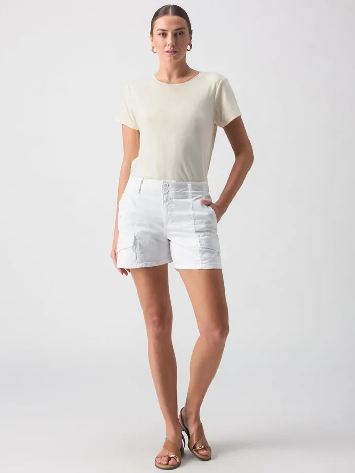Rebel Standard Rise Short Brilliant White Women Sanctuary Clothing Shorts