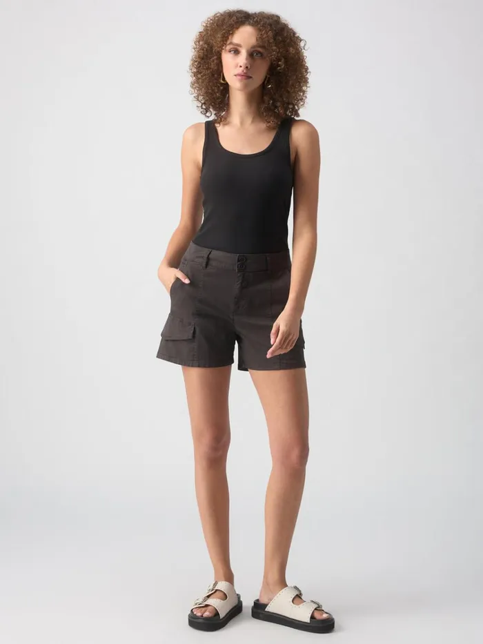 Rebel Standard Rise Short Obsidian Women Sanctuary Clothing Shorts