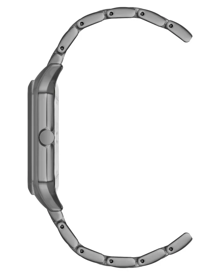 Rectangular Case Bracelet Watch Grey WomenMen Nine West Watches