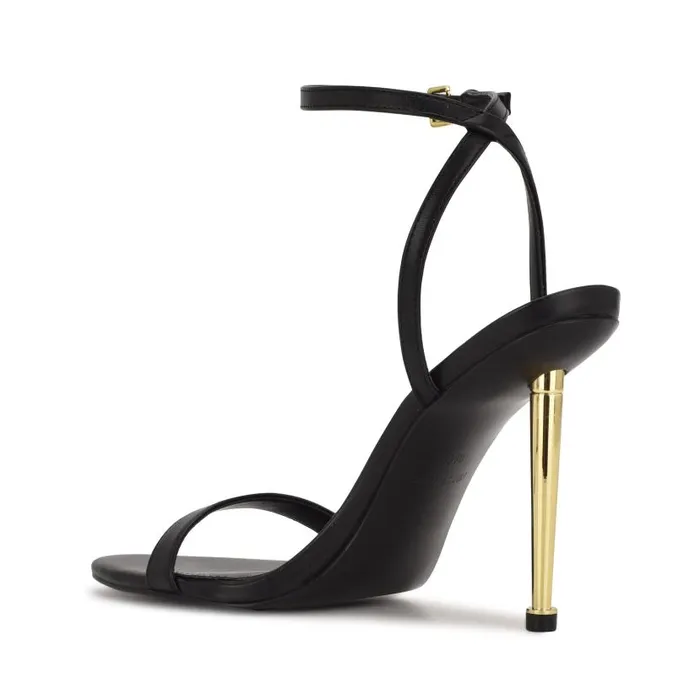 Reina Ankle Strap Sandals Black Women Nine West Sandals