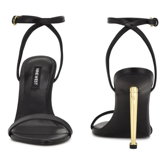 Reina Ankle Strap Sandals Black Women Nine West Sandals