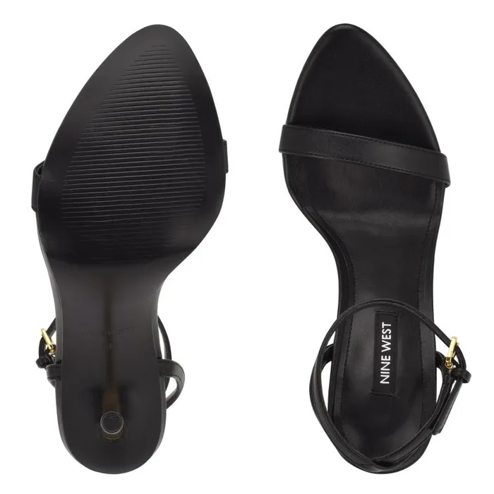 Reina Ankle Strap Sandals Black Women Nine West Sandals