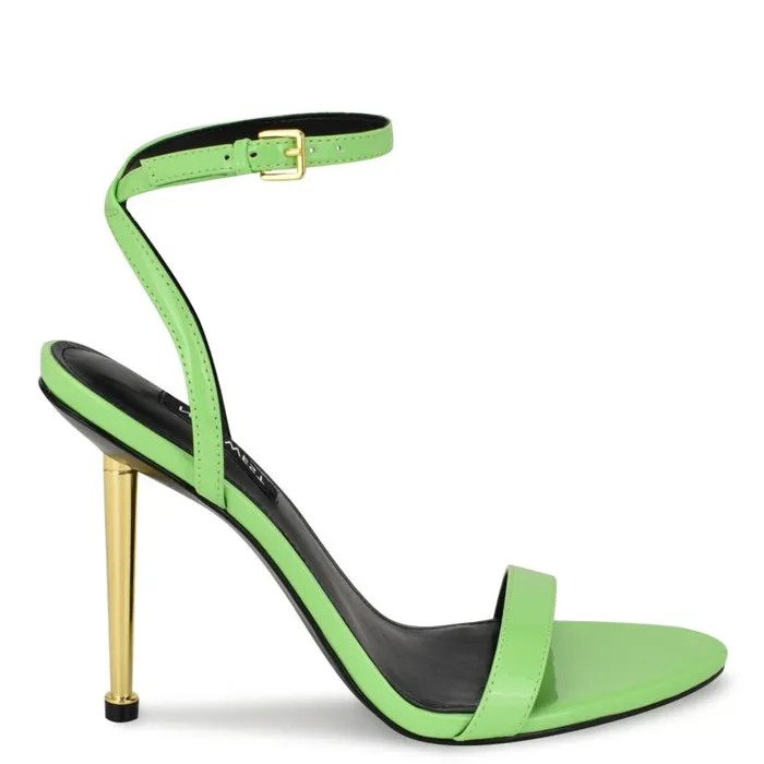 Reina Ankle Strap Sandals Bright Green Women Nine West Sandals
