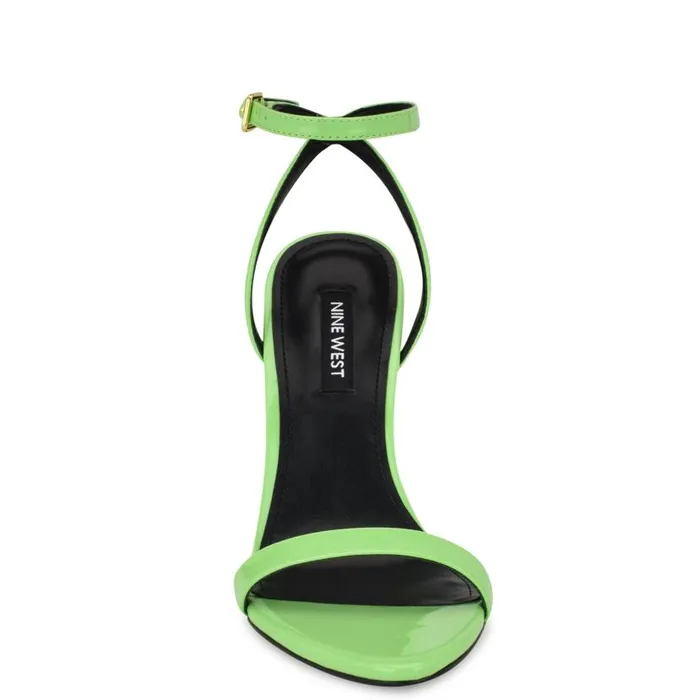 Reina Ankle Strap Sandals Bright Green Women Nine West Sandals