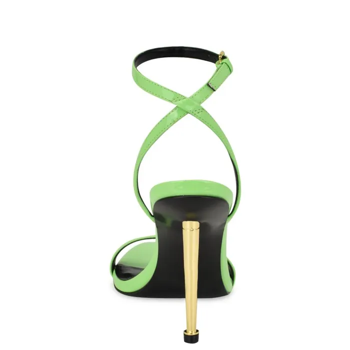Reina Ankle Strap Sandals Bright Green Women Nine West Sandals