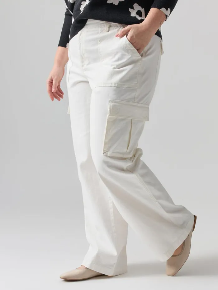Reissue Cargo Standard Rise Pant Powdered Sugar Inclusive Collection Women Sanctuary Clothing Pants