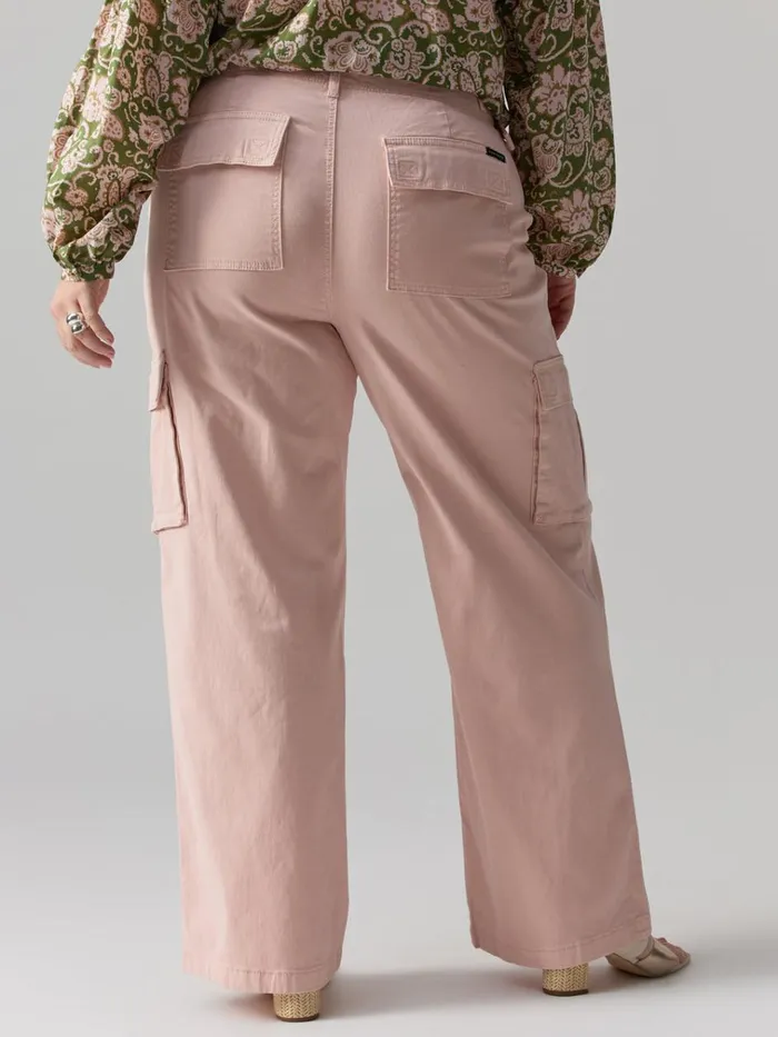 Reissue Cargo Standard Rise Pant Rose Smoke Inclusive Collection Women Sanctuary Clothing Pants
