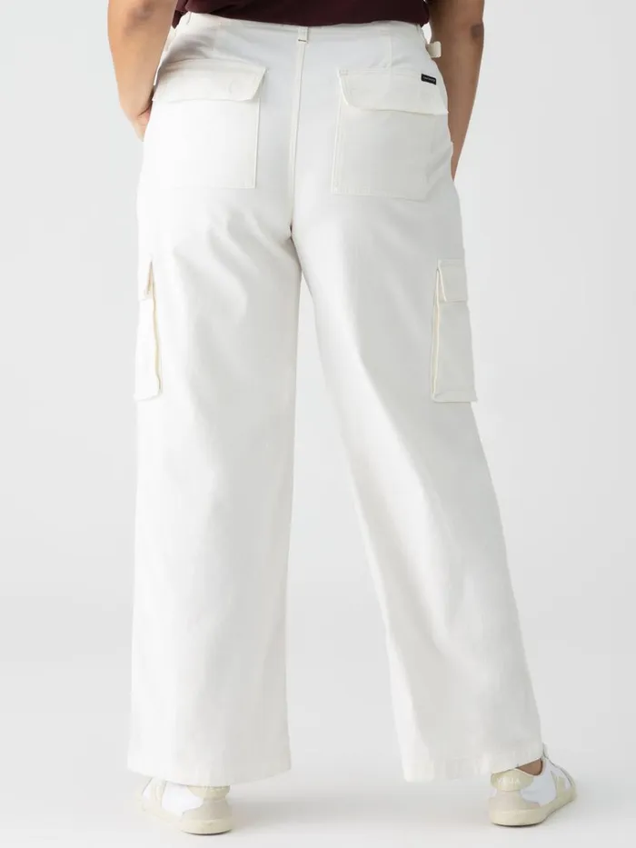 Reissue Cargo Standard Rise Pant White Inclusive Collection Women Sanctuary Clothing Pants