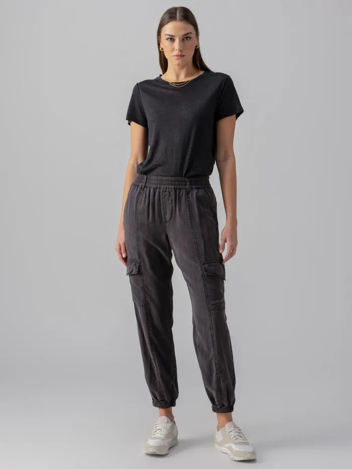 Relaxed Rebel Standard Rise Pant Black Women Sanctuary Clothing Pants