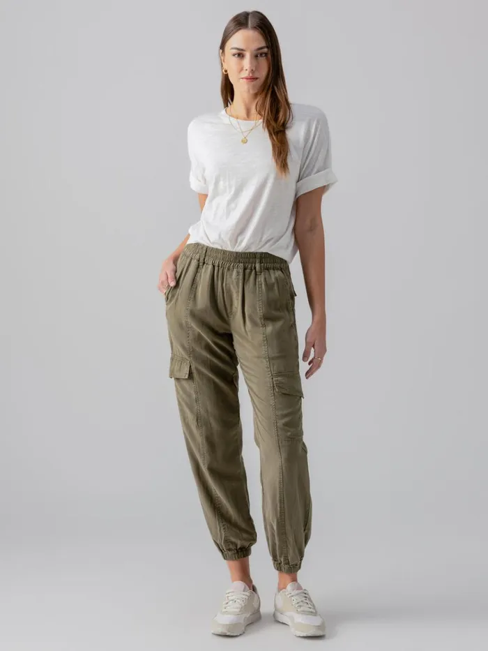Relaxed Rebel Standard Rise Pant Burnt Olive Women Sanctuary Clothing Pants