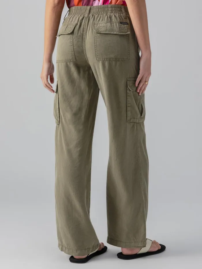 Relaxed Reissue Cargo Standard Rise Pant Burnt Olive Women Sanctuary Clothing Pants