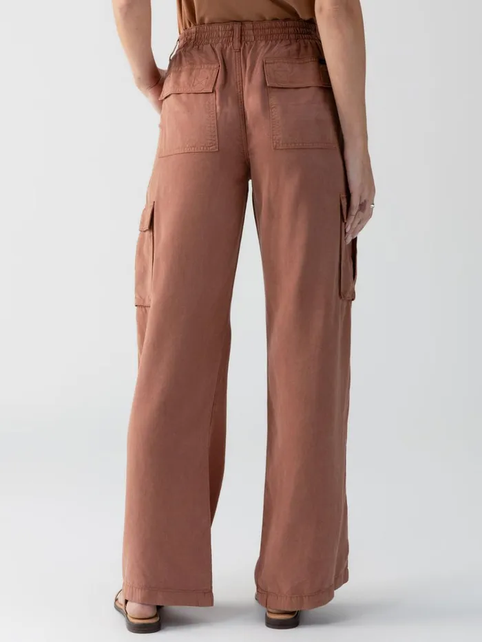 Relaxed Reissue Cargo Standard Rise Pant Washed Clay Women Sanctuary Clothing Pants