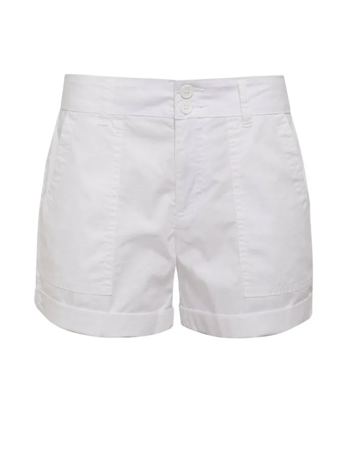 Renegade Standard Rise Short White Women Sanctuary Clothing Shorts
