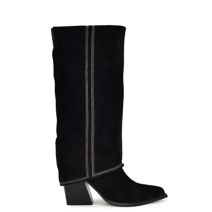 Rimepy Casual Boots Black Women Nine West Boots and Booties