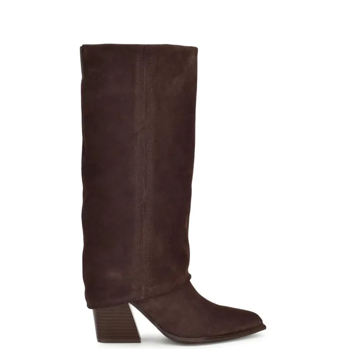 Rimepy Casual Boots Dark Brown Women Nine West Boots and Booties