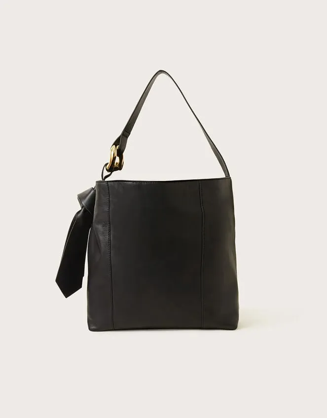 Ring Detail Leather Shoulder Bag Women Monsoon Bags and Purses