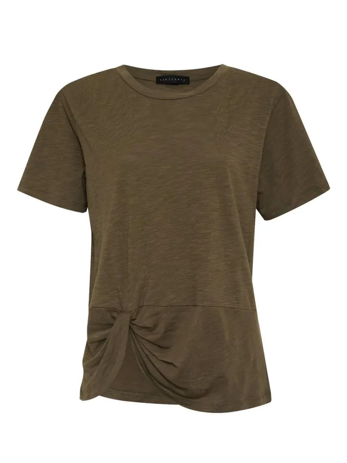 Riptide Twist Tee Burnt Olive Women Sanctuary Clothing Tees and Tops Riptide Twist Tee Burnt Olive Women Sanctuary Clothing Tees and Tops