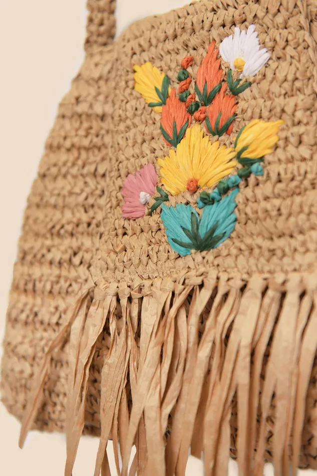 RIXO Bags Adanna Neutral Embroidery 8211 Women RIXO Bags Adanna Neutral Embroidery 8211 Women